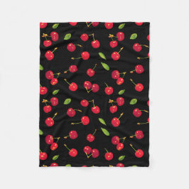 Black Cherry Fleece Blanket