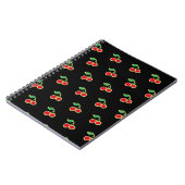 Black Cherry Retro School Journal Carnet cadeau (Côté gauche)