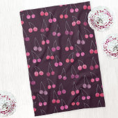Black Cherry Waterverf Pattern Theedoek