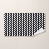 Black Chevron Bad Handdoek (Handdoek)