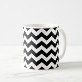 Black Chevron Koffiemok (Voorkant rechts)