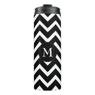 Black Chevron Thermosbeker