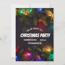 BLACK CHRISTMAS Uitnodiging