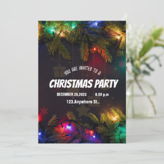 BLACK CHRISTMAS Uitnodiging