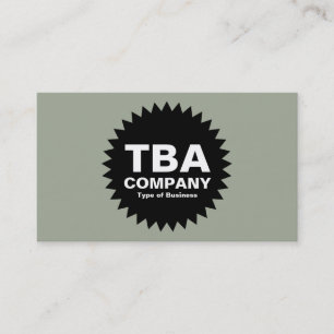 Black Circle Star - Dringend bericht Visitekaartje