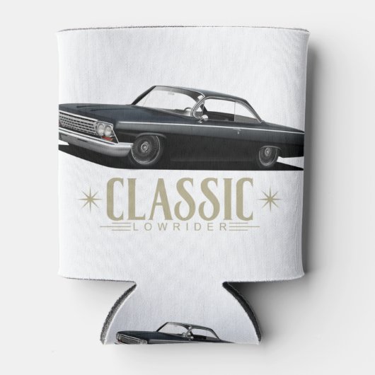 Black Classic Lowrider Blikjeskoeler (Voorkant)