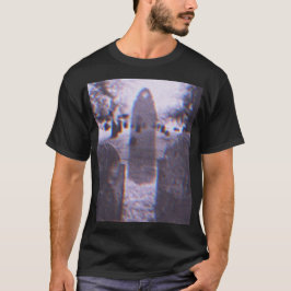 Black Cloak Figuur in begraafplaats T-shirt