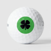 Black Clover green Srixon Soft Fee balles de golf  (Recto)