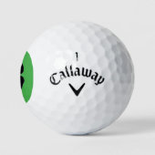Black Clover groene Callaway Warbird golfballen 3s (Logo)