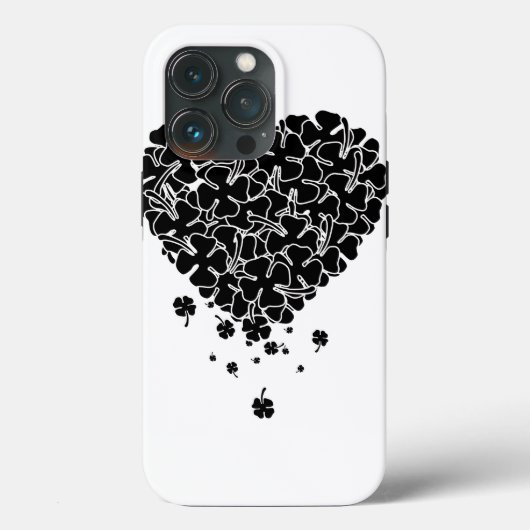 Black Clover Heart Case-Mate iPhone Case (Achterkant)
