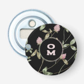 Black Clover Monogram Button Flesopener (Voorkant)