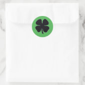 Black Clover vert rond petites autocollants (Sac)