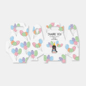 Black Cockapoo Cavapoo Verjaardag Dank u Bedankdoosjes (Uitgevouwen)