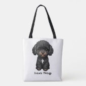 Black Cockapoo Draagtas (Achterkant)