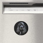 Black Cocker Spaniel Magneet (Insitu (Vaatwasser))