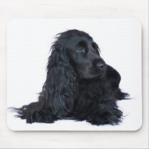 Black Cocker Spaniel Mousepad Muismat
