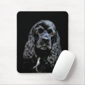 Black Cocker Spaniel Muismat (Met muis)