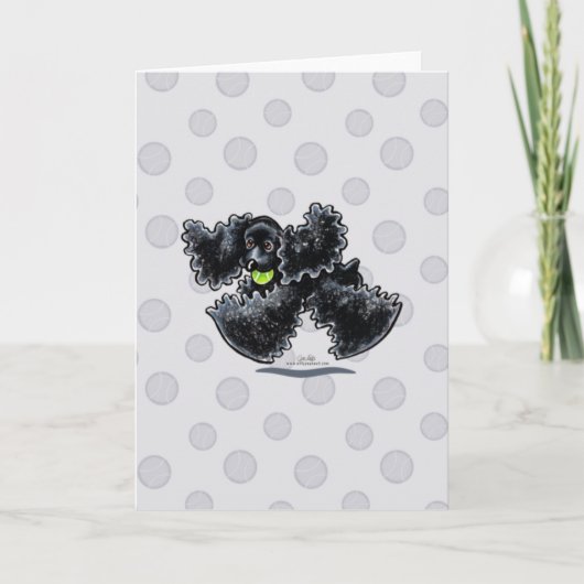 Black Cocker Spaniel Play Kaart (Voorkant)