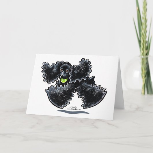 Black Cocker Spaniel Play Kaart (Voorkant)
