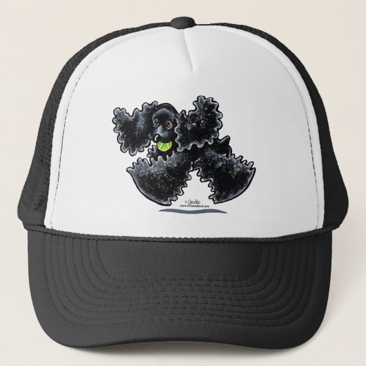 Black Cocker Spaniel Play Trucker Pet (Voorkant)