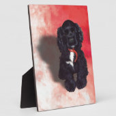 Black Cocker Spaniel Puppy - Abby Fotoplaat (Zijkant)