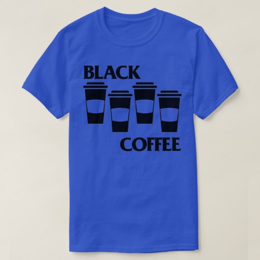 Black Coffee Black Flag parody T-shirt (Design voorkant)