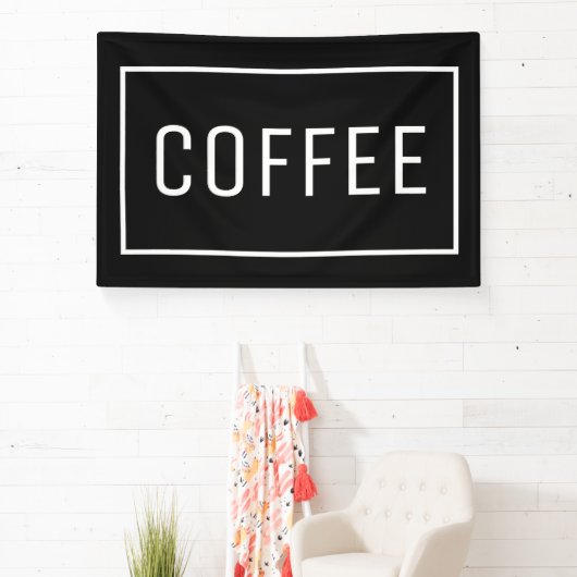 BLACK COFFEE SIGN SPANDOEK (Insitu)