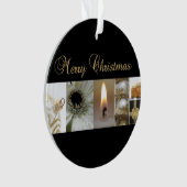 Black Collage Christmas, White and Gold (devant)