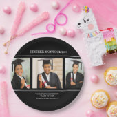 Black College University 3 Foto Afstuderen Papieren Bordje (Feest)