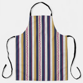 Black colour combination apron schort (Voorkant)