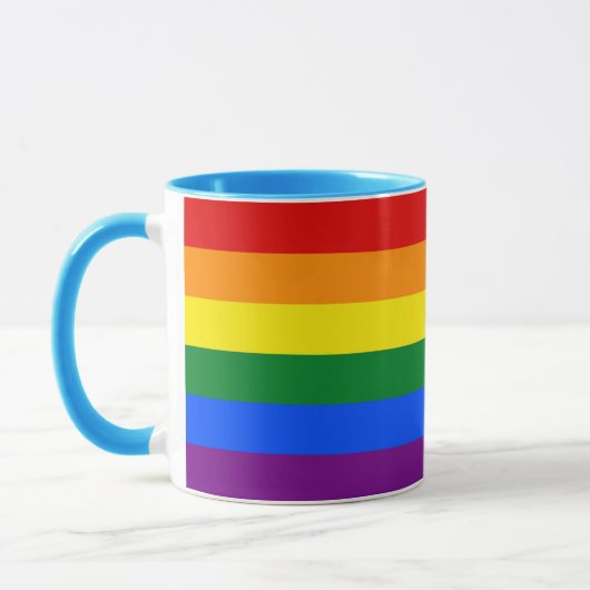 Black Combo Mok met Rainbow Pride vlag van LGBT (Links)