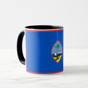 Black Combo Mok met vlag van Guam, Verenigde State