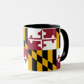 Black Combo Mok met vlag van Maryland, Verenigde S (Voorkant rechts)
