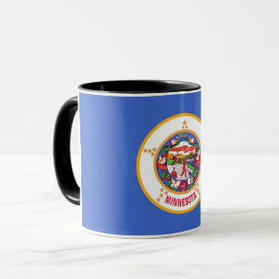 Black Combo Mok met vlag van Minnesota, Verenigde