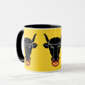 Black Combo Mug with flag of Uri, Switzerland (Devant gauche)