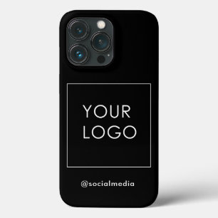 Black Company Business Modern Logo Branded iPhone 13 Pro Hoesje