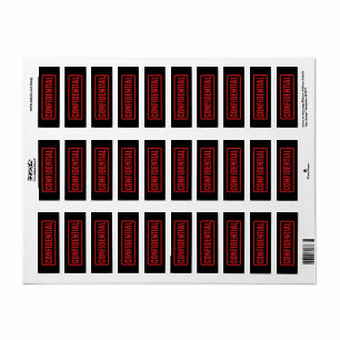 Black Confidential Etiket