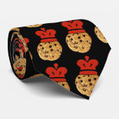 Black Cookie King Stropdas (Opgerold)