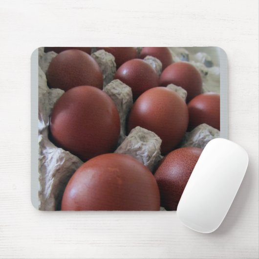 Black Copper Marans Egg Mousepad Muismat (Met muis)