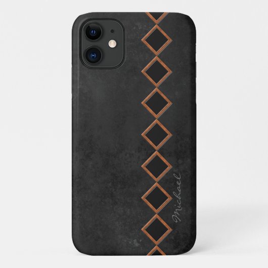 Black Copper Signature Case-Mate iPhone Case (Achterkant)