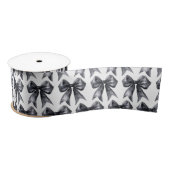 Black Coquette Bow Lint (Spoel)