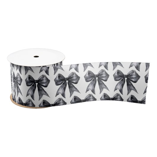 Black Coquette Bow Lint (Spoel)