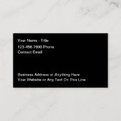 Black Core Automotive Visitekaartjes (Achterkant)