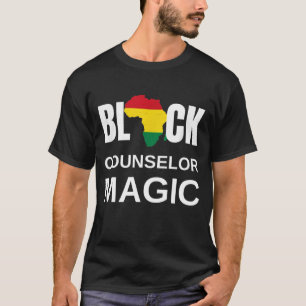Black Counselor Magic Black History Month Counseli T-shirt