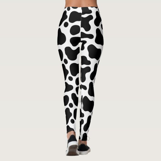 black cow riddle leggings (Achterkant)