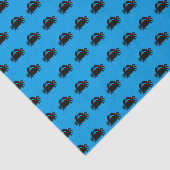 Black Crab Silhouette Tissuepapier (Detail)