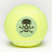 Black Crâne vert Penn balles de tennis (Devant)