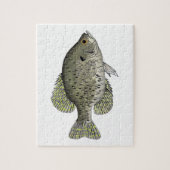 Black Crappie Legpuzzel (Verticaal)