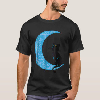 Black Crescent Moon Sailor Mam T-shirt