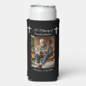 Black Cross and Poem Photo Memorial (Seltzer Voorkant)